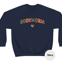 Bookworm Heart Reading Teacher Sweatshirt