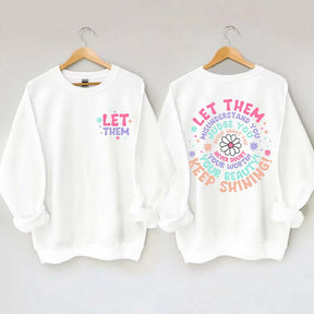 Let Them Women Sunflower Sweatshirt