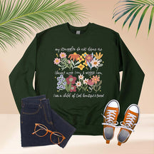 I'm a Child Of God Floral Faith Sweatshirt