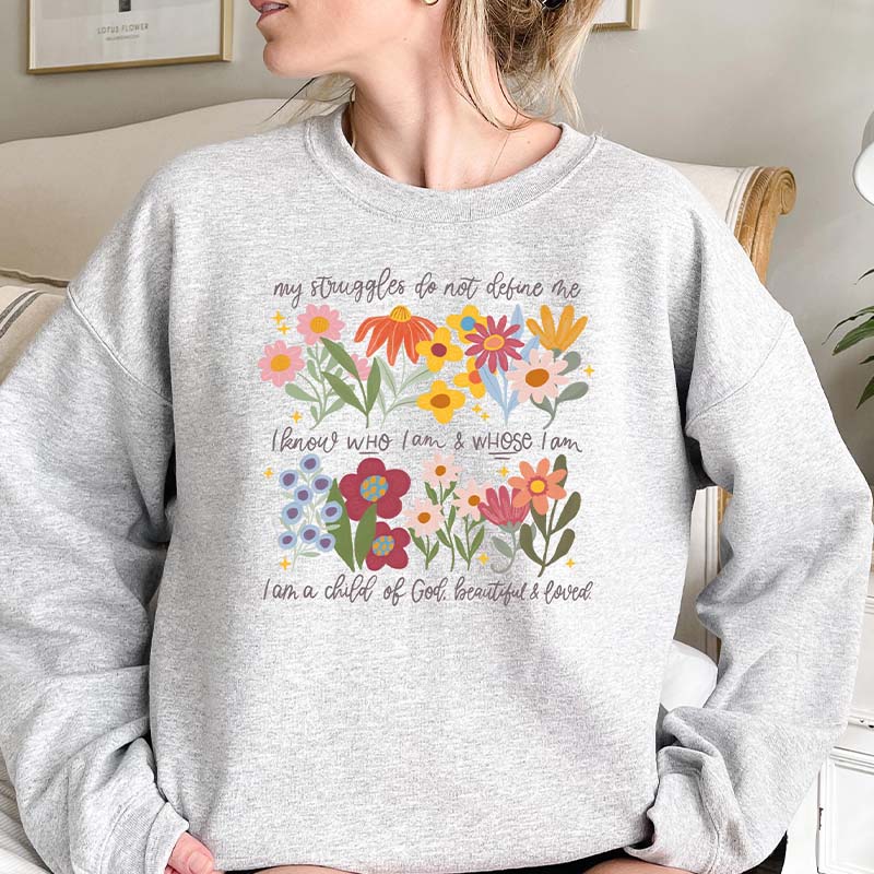 Floral Jesus The Way The Truth The Life Sweatshirt