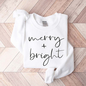 Cute Merry And Bright Holiday Sweatshirt