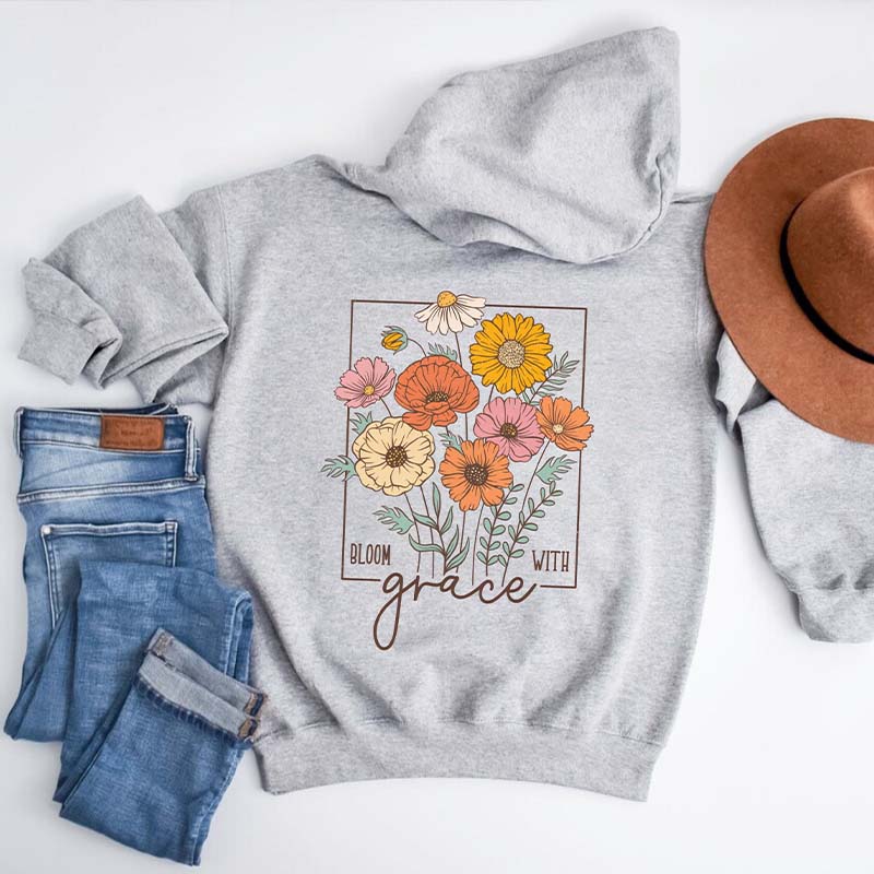 Aesthetic Bloom With Grace Hoodie