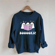 Booooks Color Halloween Sweatshirt