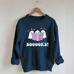 Booooks Color Halloween Sweatshirt