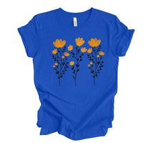 Yellow Flowers and Stems Cute T-Shirt