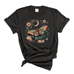 Flower Moth Butterfly T-Shirt