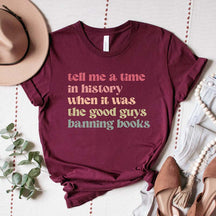 The Good Guys Banning Books Reading T-Shirt