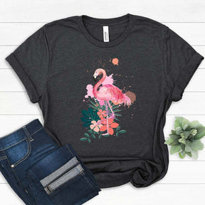 Watercolor Flamingo Gift T-Shirt