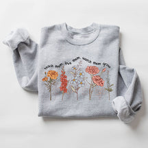 Cute Floral Teacher Sweatshirt