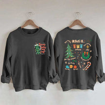 Retro Religious Christmas Sublimation Sweatshirt