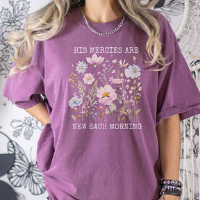 Retro Floral Religious Faith T-Shirt