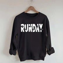 Runner Running Day Workout Sweatshirt