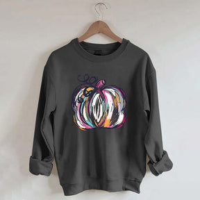 Watercolor Pumpkin Sweatshirt