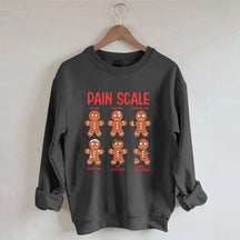 Pain Scale Gingerbread Sweatshirt