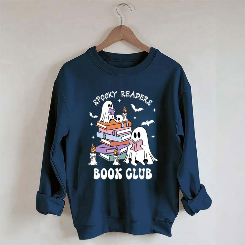 Ghost Halloween Spooky Readers Sweatshirt