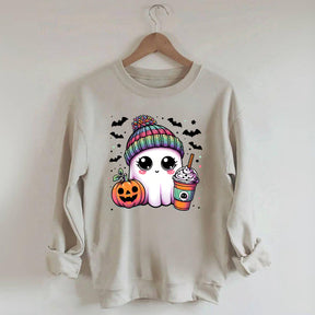 Cute Ghost Coffee Sweatshirt