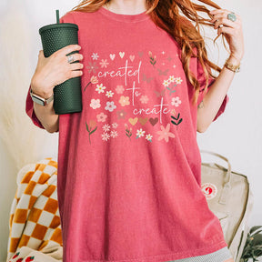 Boho Christian Religious Wildflowers T-Shirt