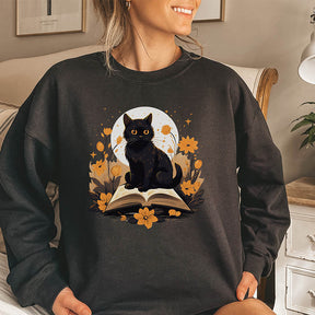 Cat Book Sweatshirt