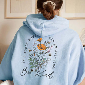 Bee Kind Wildflowers Hoodie