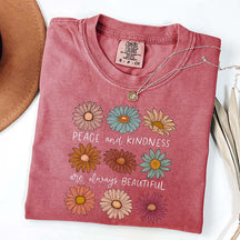 Peace and Kindness Daisy T-Shirt