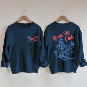 Vintage Style Ski Lodge Sweatshirt