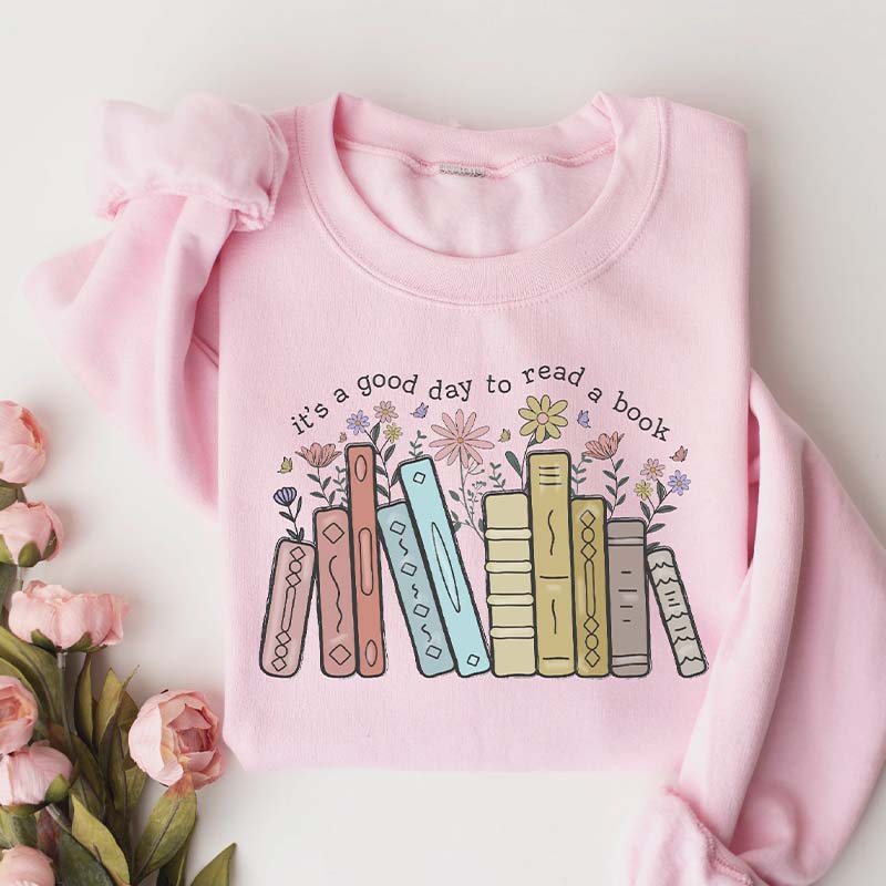 Retro Teacher Book Lover Sweatshirt