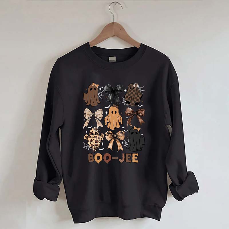 Cute Ghost Halloween Boo Jee Sweatshirt