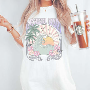 Beach Bum Waves Summer Sunset T-Shirt