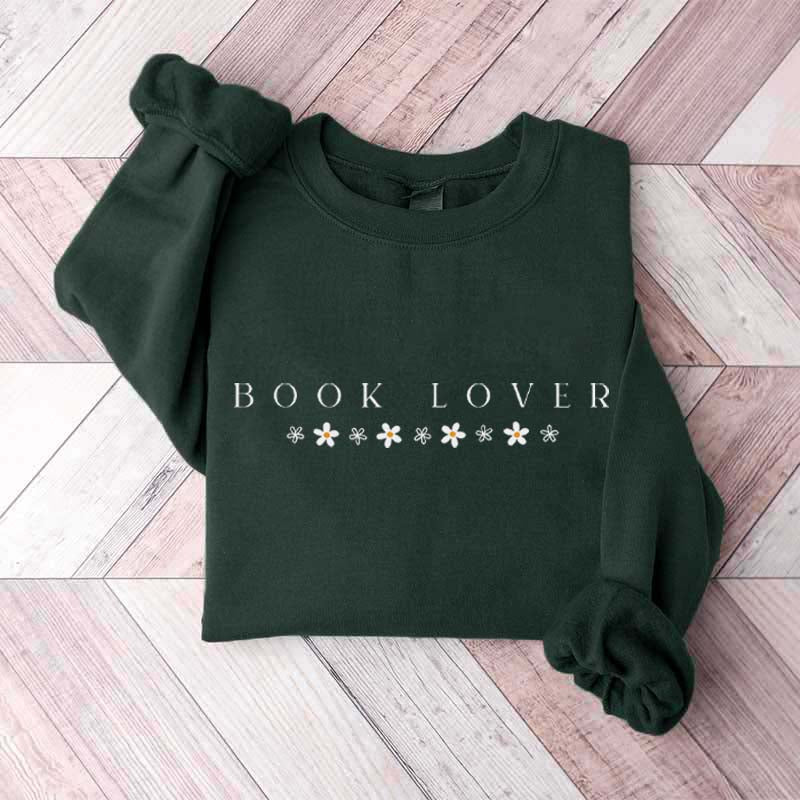 Comfort Colors Book Lover Sweatshirt