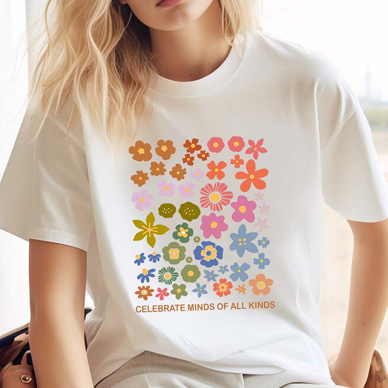 Autism Awareness Special Flowers T-Shirt