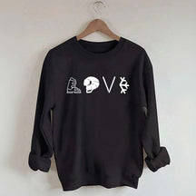 Love Skiing Vacation Sweatshirt