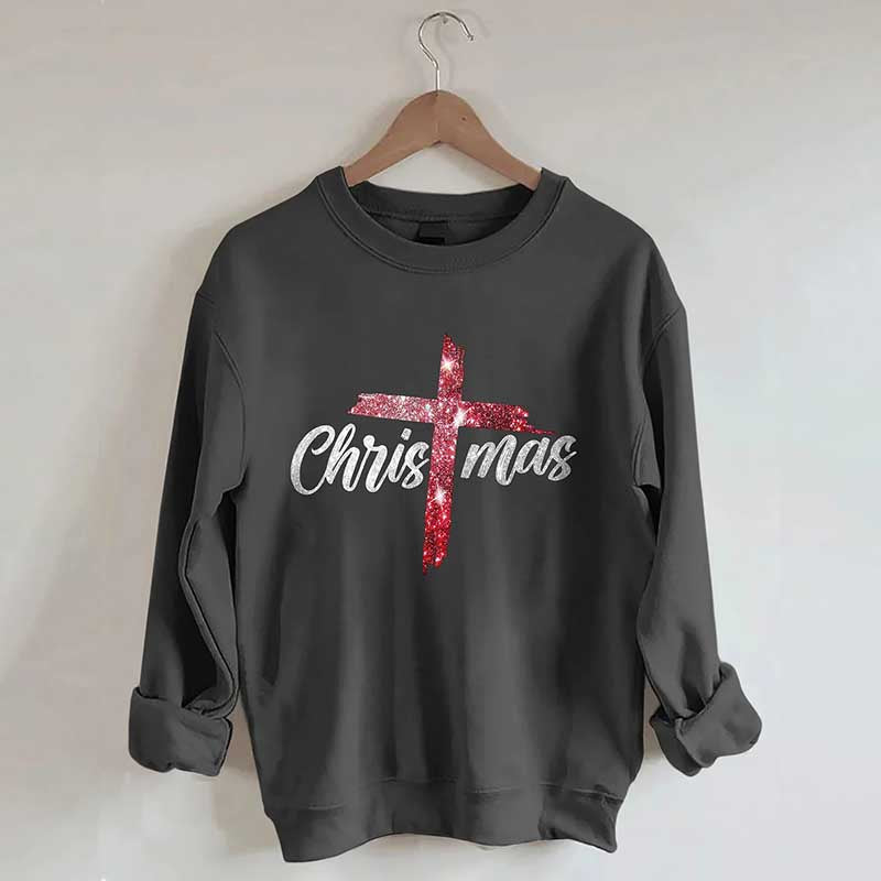 Cross Christmas Sweatshirt