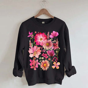 Vintage Pressed WildFlowers Sweatshirt