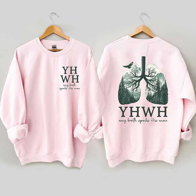 YHWH Lungs Christian Sweatshirt