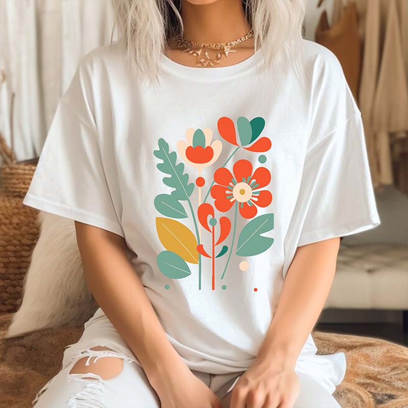 Comfort Colors Wildflower Aesthetic T-Shirt