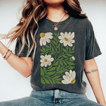 Daisy Flowers Tshirt Boho Wildflowers Shirt