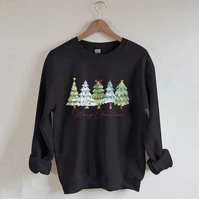 Merry Christmas Tree Sweatshirt