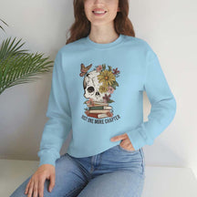 Wildflowers Book Floral Skeleton Sweatshirt