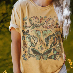 Vintage Butterfly And Moth Aesthetic T-Shirt