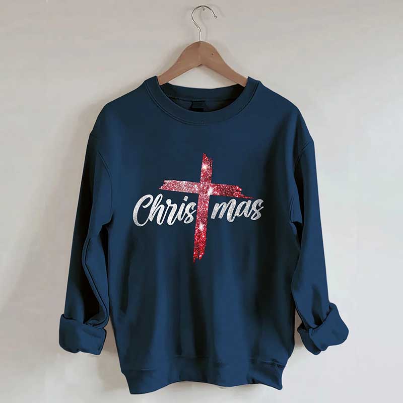 Cross Christmas Sweatshirt