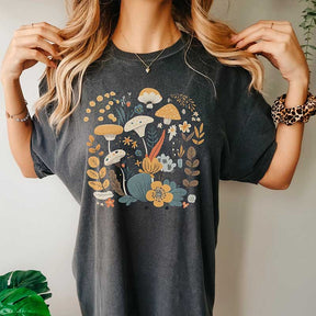 Retro Mushroom Boho Hippie T-Shirt