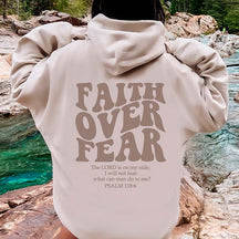 Faith Over Fear Trendy Hoodie