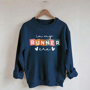 In My Runner Era Funny Marathon Sweatshirt