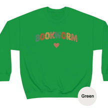 Bookworm Heart Reading Teacher Sweatshirt