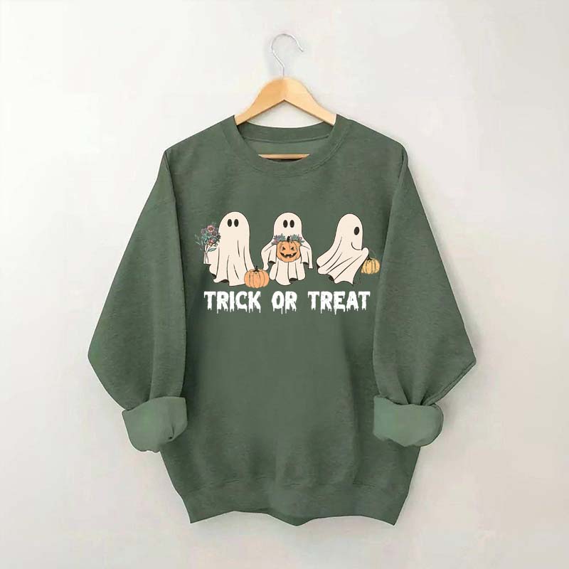 Trick or Treat Halloween Sweatshirt