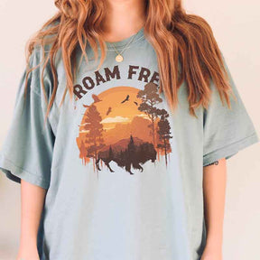 Yellowstone Bison Buffalo Roam T-Shirt