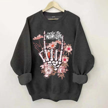 Rockin This Mom Life Skull Sweatshirt