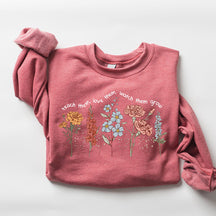 Cute Floral Teacher Sweatshirt