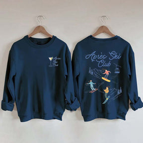 Retro Apres Ski Cute Adventure Sweatshirt