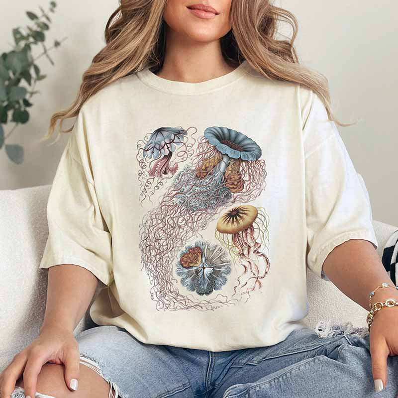 Vintage Jellyfish Marine Biologist T-Shirt